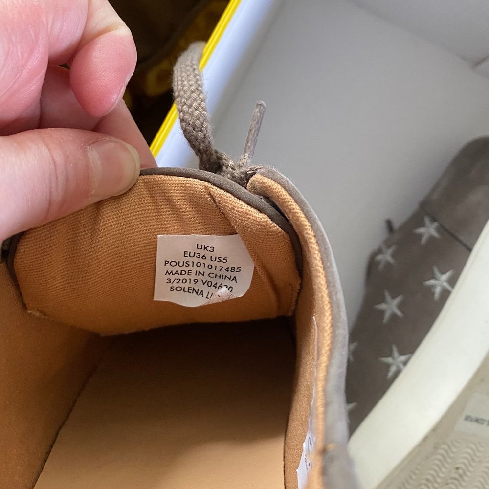 Joules Solena Luxe Gray Star Shoe US Size 5 - Picture 4 of 9